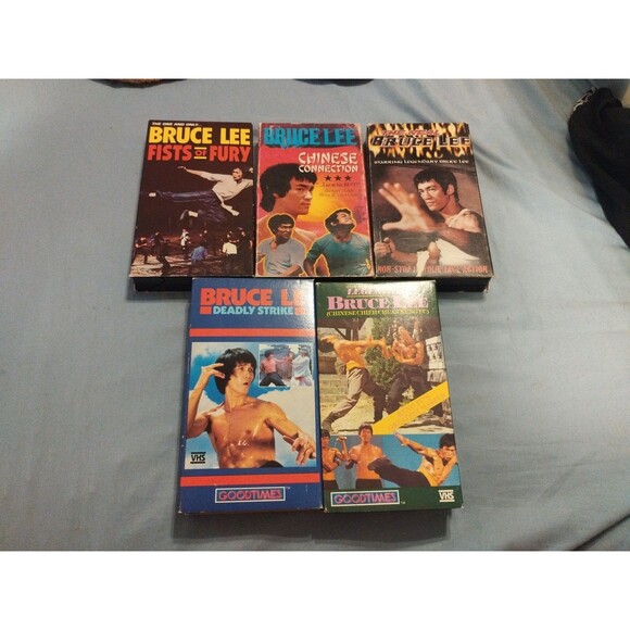 Bruce Lee VHS Tapes Lot of 5 - Kung Fu - Picture 1 of 6